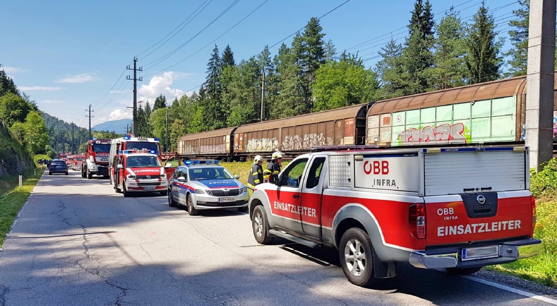 HFW Villach: Mehrere Feuerwehreinsätze fordern Einsatzkräfte