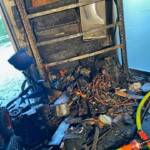 Brand im Garagentrakt eines Gewerbebetriebs