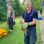 HFW Villach: Entenfamilie auf Abwegen