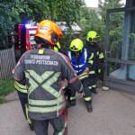 Brand beim Bahnhof Pottschach