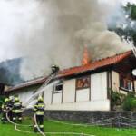 Gebäudebrand in Dietmannsdorf