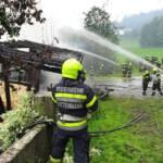 Gebäudebrand in Dietmannsdorf