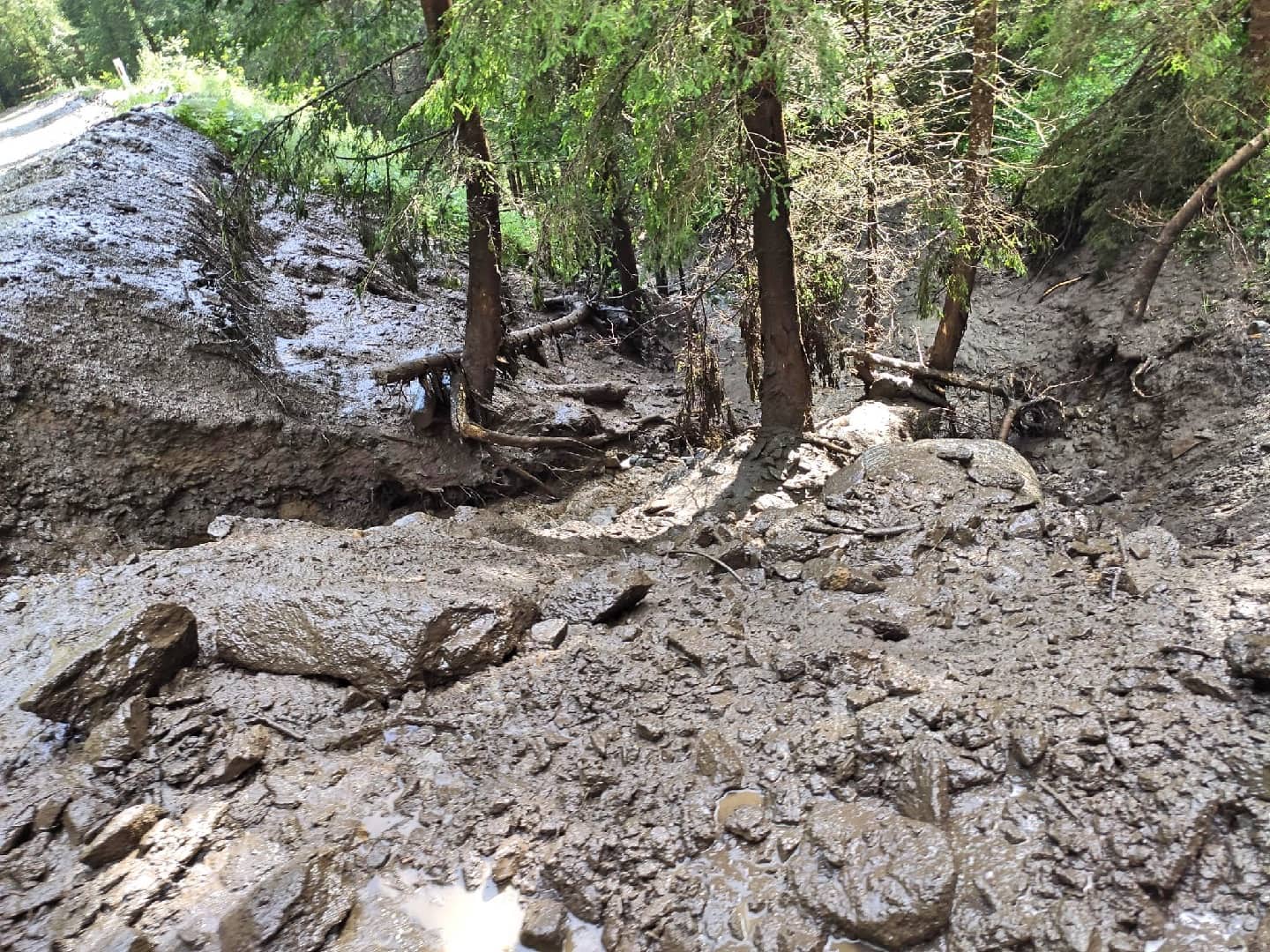 AFK Millstatt – Radenthein: Murenabgang Schwarzwald/Kaning