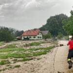 Schwere Unwetter über dem Bezirk