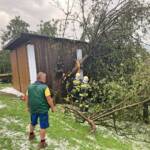 Schwere Unwetter über dem Bezirk