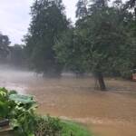 Schwere Unwetter über dem Bezirk