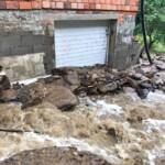 Schwere Unwetter über dem Bezirk