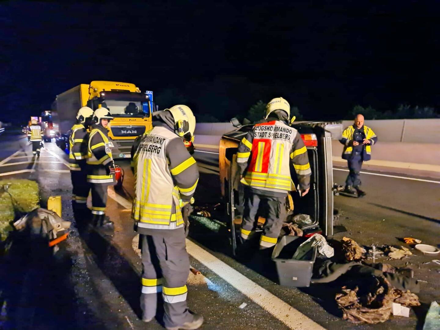 FF Spielberg: Verkehrsunfall auf der S36