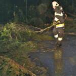 27 Feuerwehren im Unwetter- und Sucheinsatz