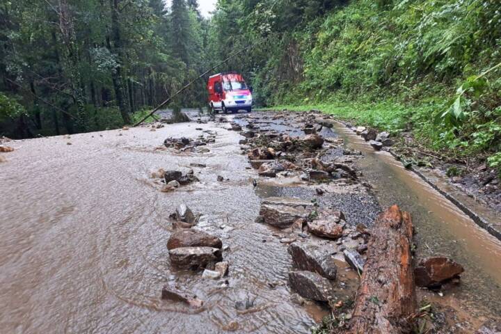 BFV Deutschlandsberg: Schweres Unwetter über Großraum DL