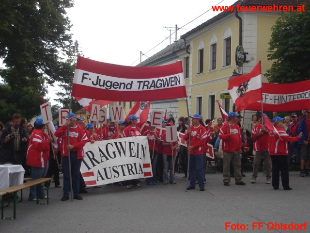 FF Ohlsdorf: Ankunft der Jugend-Weltmeister Tragwein