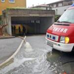 Schwere Regenfälle in Jennersdorf