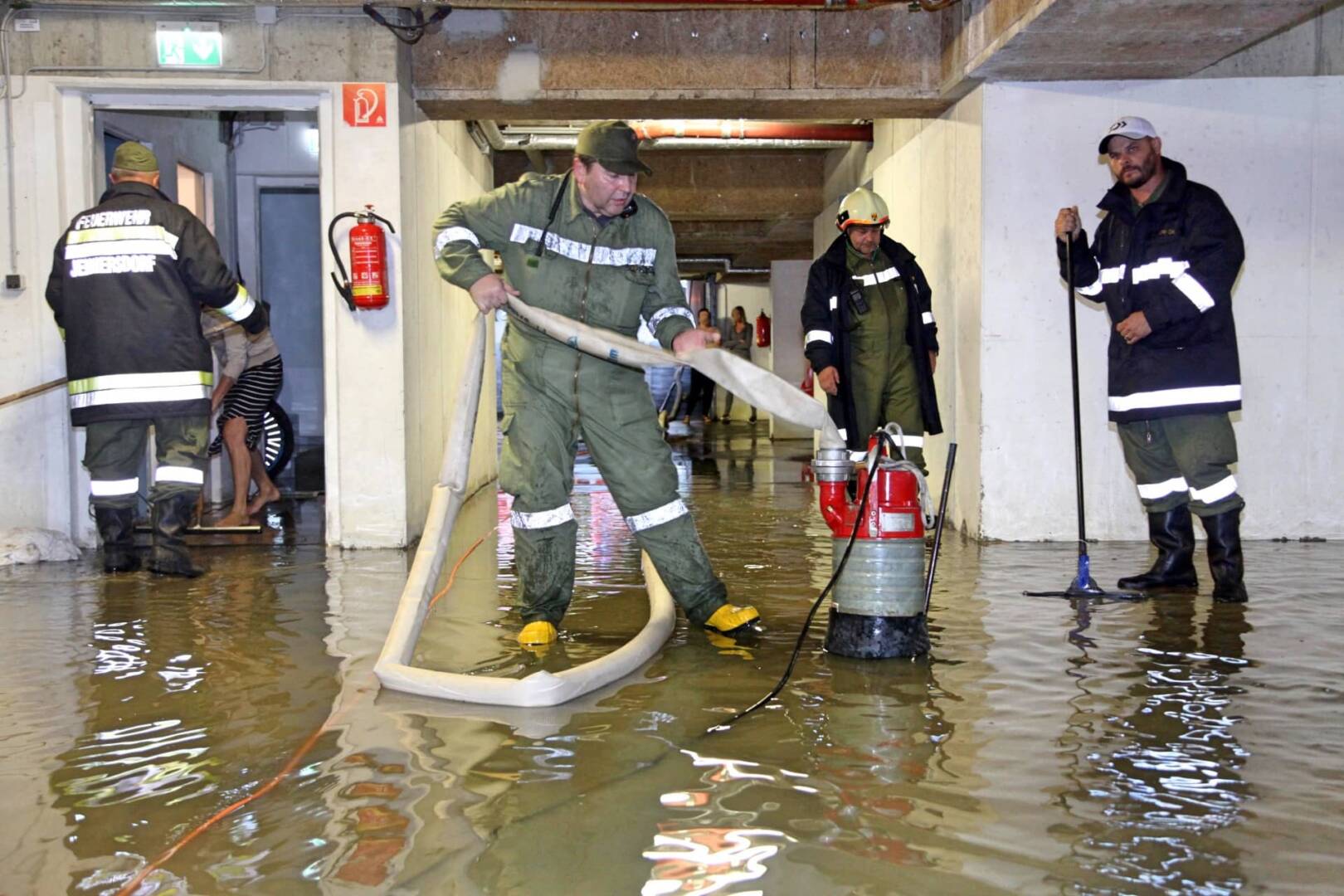 BFKDO Jennersdorf: Schwere Regenfälle in Jennersdorf