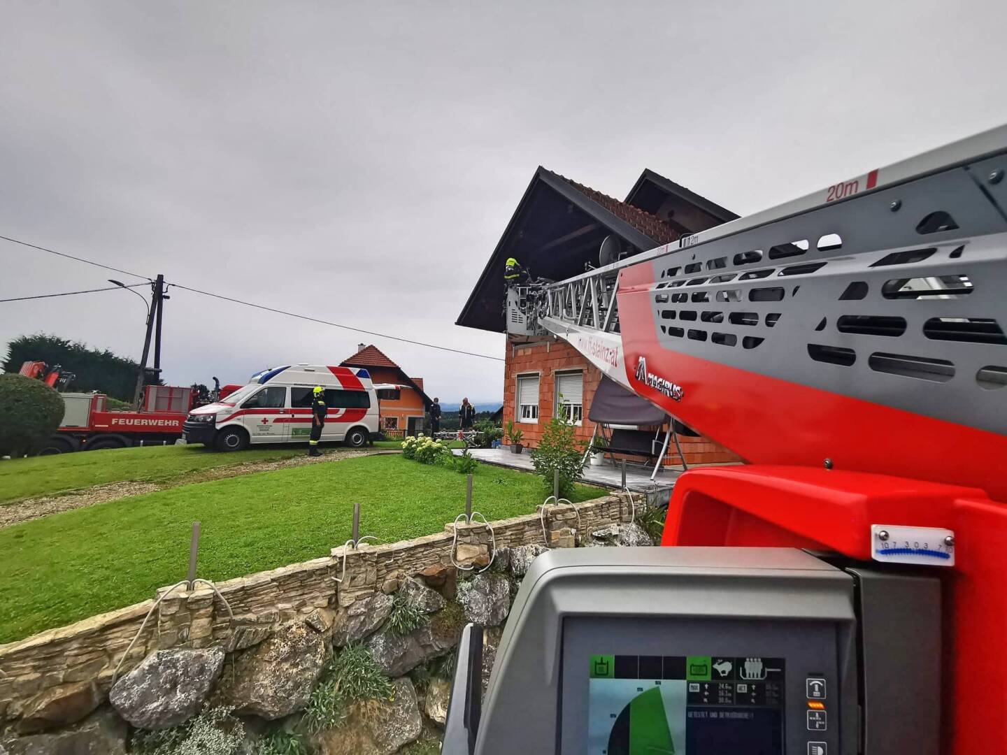FF Stainz: Unterstützung des Rettungsdienstes