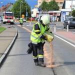 2 Kilometer lange Ölspur