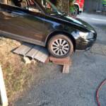 Fahrzeugbergung – PKW über Böschung geraten