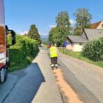 Mehrere Kilometer lange Ölspur