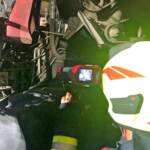 Mähdrescher-Vollbrand in letzter Sekunde verhindert