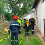 Übung zum Thema Kellerbrand