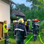 Übung zum Thema Kellerbrand