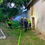 Übung zum Thema Kellerbrand