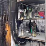 Zimmerbrand in Einfamilienhaus