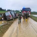 Stadttaxi-Bergung nach Hochwasser