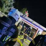 Dachstuhlbrand in Weidling