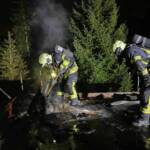Dachstuhlbrand in Weidling