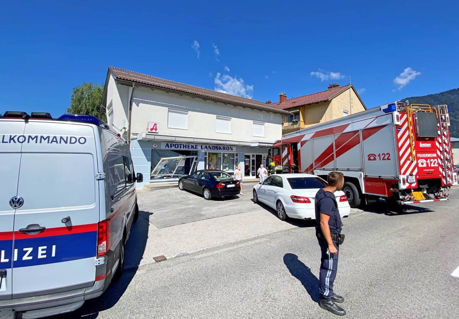 HFW Villach: Verkehrsunfall im Stadtteil Landskron