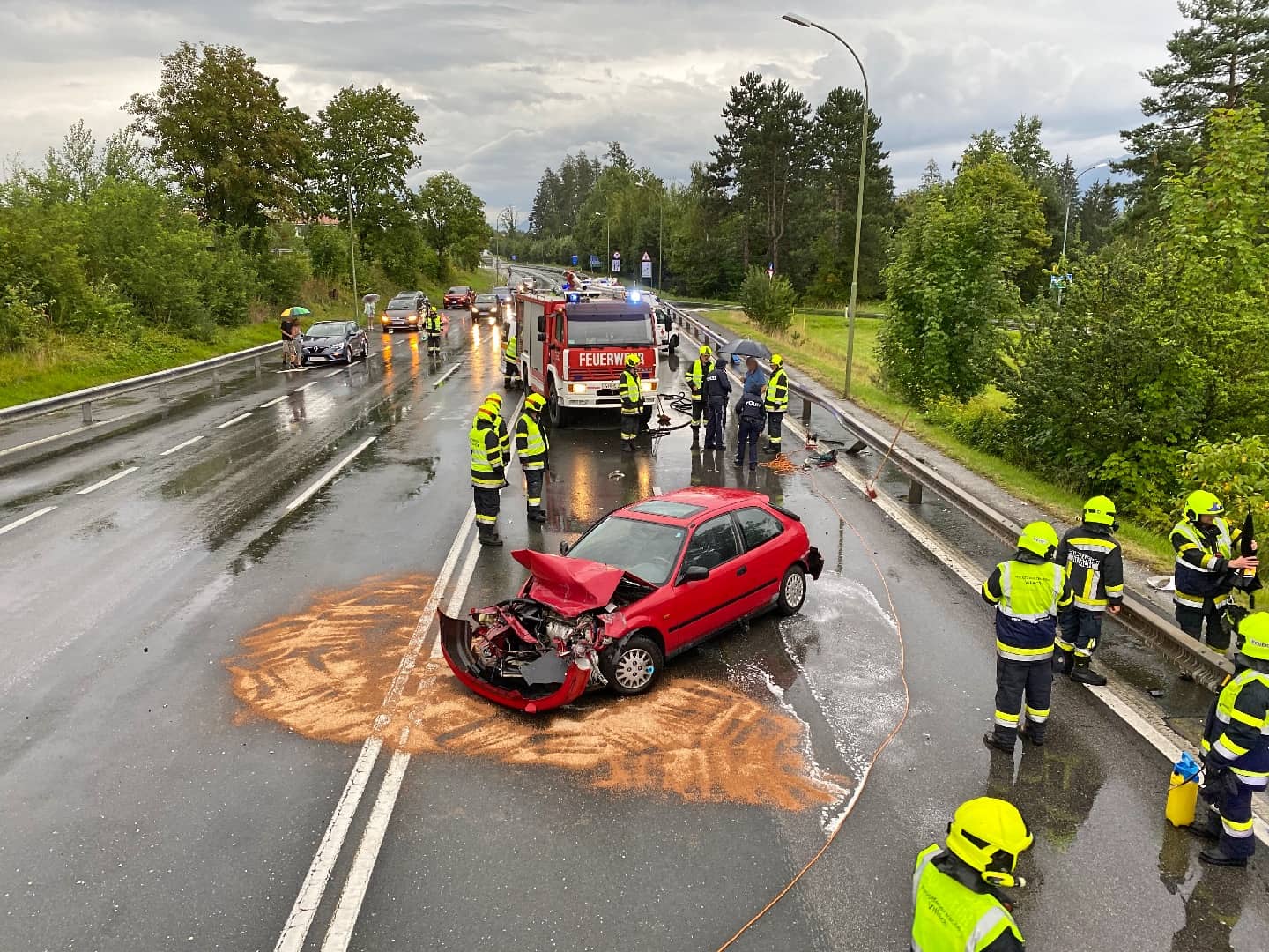 HFW Villach: Verkehrsunfall mit Personenschaden