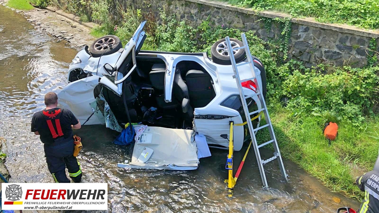 FF Oberpullendorf: Verkehrsunfall fordert zwei Verletzte