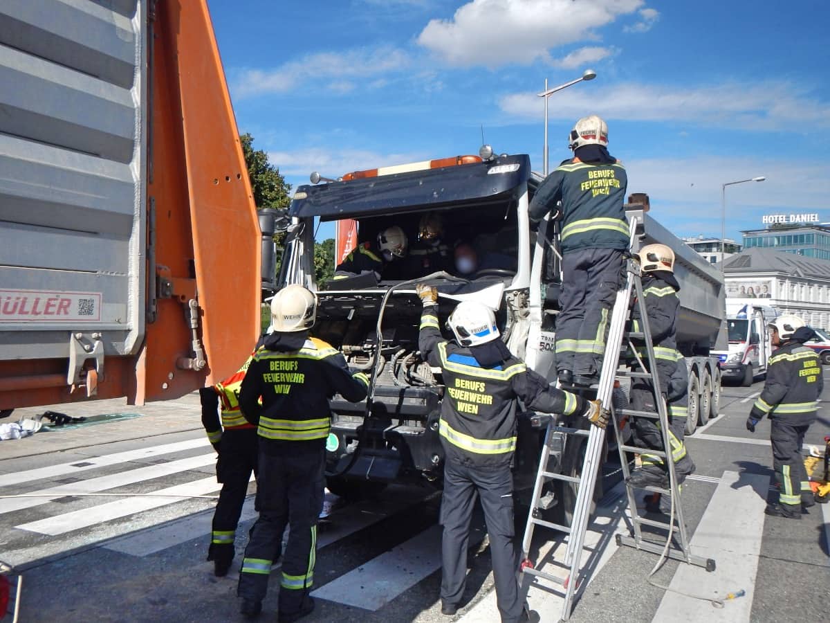 BF Wien: Verkehrsunfall in Wien – Wieden