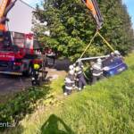 Fahrzeugbergung auf der B76 Radlpass Bundesstraße