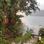 AFK Millstatt – Radenthein: Badehüttenbrand nach Blitzschlag