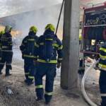 Brand eines Restmüllhaufens in Lannach