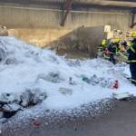 Brand eines Restmüllhaufens in Lannach