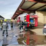 Brand eines Restmüllhaufens in Lannach
