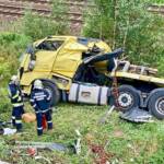 BFV Leoben: Schwerer Lkw Unfall auf der A9