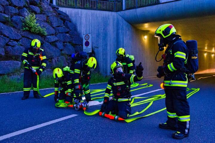 Tunnelgrundausbildung in der Feuerwehr