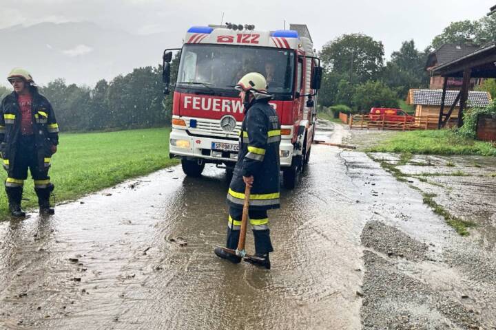 FF Gmünd: Unwettereinsätze am Sonntag