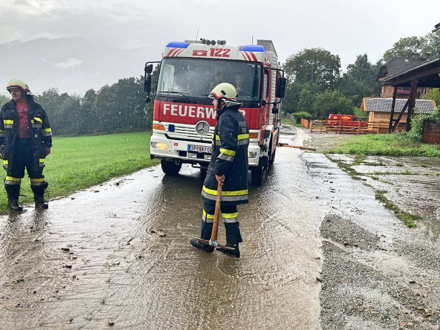 FF Gmünd: Unwettereinsätze am Sonntag