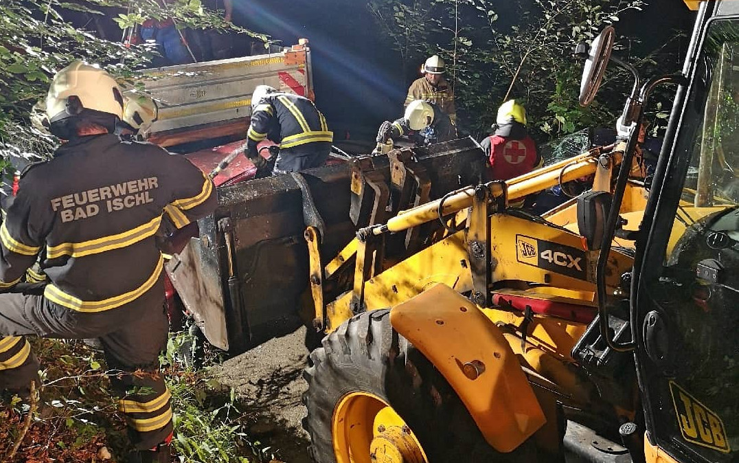 FF Bad Ischl: Übung Verkehrsunfall mit fünf Verletzten