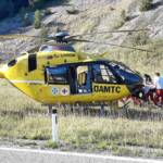 Motorradunfall auf der Niederalpl Landesstraße