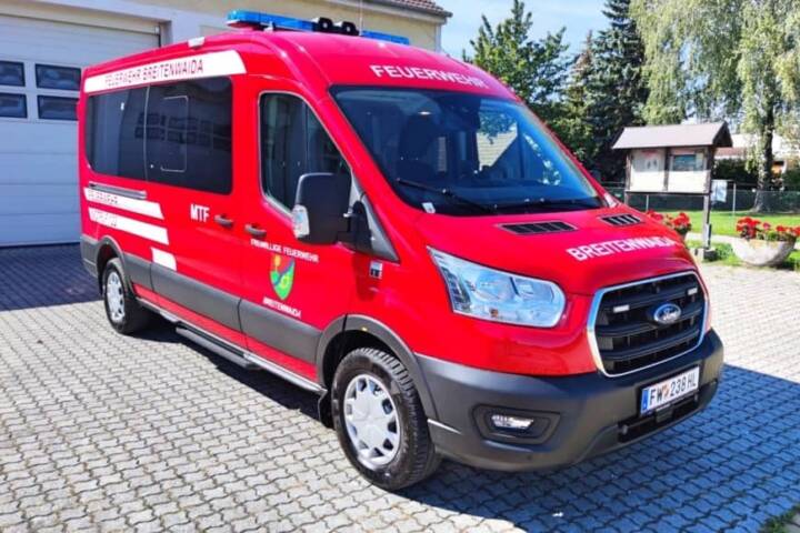 FF Breitenwaida: Neues Mannschaftstransportfahrzeug
