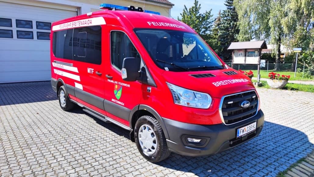 FF Breitenwaida: Neues Mannschaftstransportfahrzeug