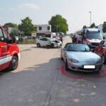 Verkehrsunfall zwischen zwei PKW