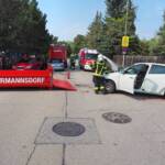 Verkehrsunfall zwischen zwei PKW