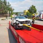 Verkehrsunfall zwischen zwei PKW