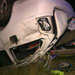 Fahrzeugüberschlag endete glimpflich